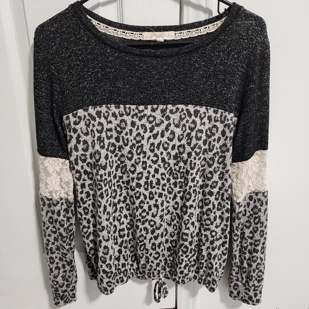 Animal Print Sweater